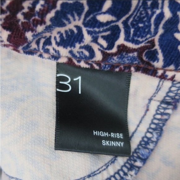 NWOT Anthropologie Pilcro Hich Rise Skinny Corduroy Pants Size 31 - Picture 6 of 9